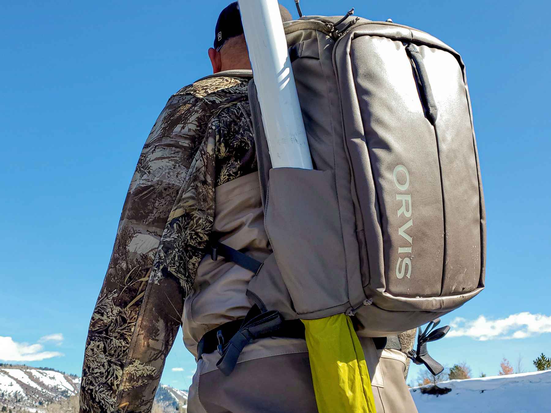 NEW Fishing Hunting Wader Bag with Vented Mesh, Waders Boots Bag Fly  Fishing Backpack for Fishing Hiking Camping
