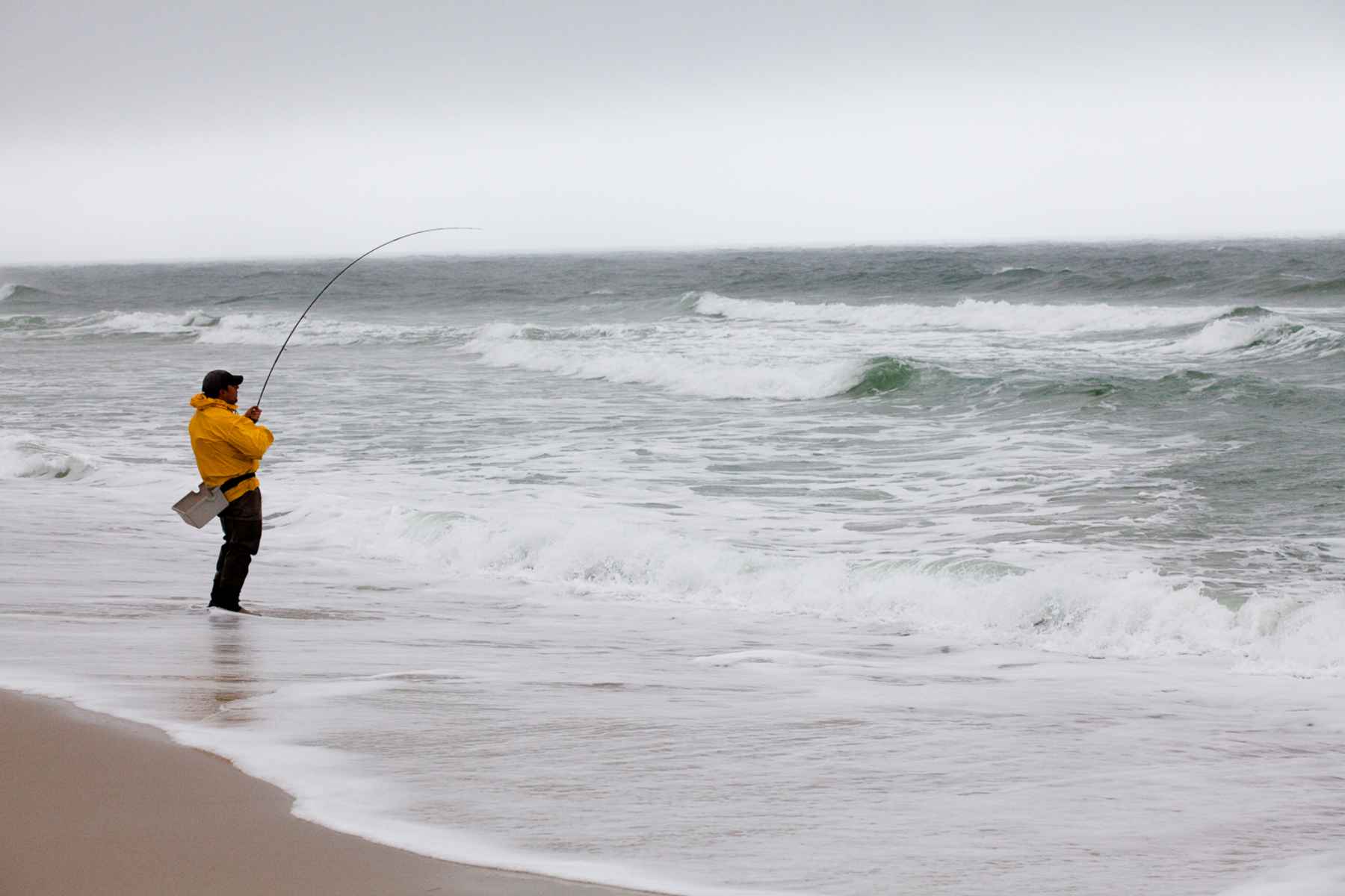 Fly Fishing for Surf Stripers - On The Water