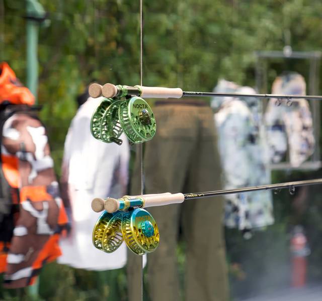 The new Abel x Nike NOCTA reels on display