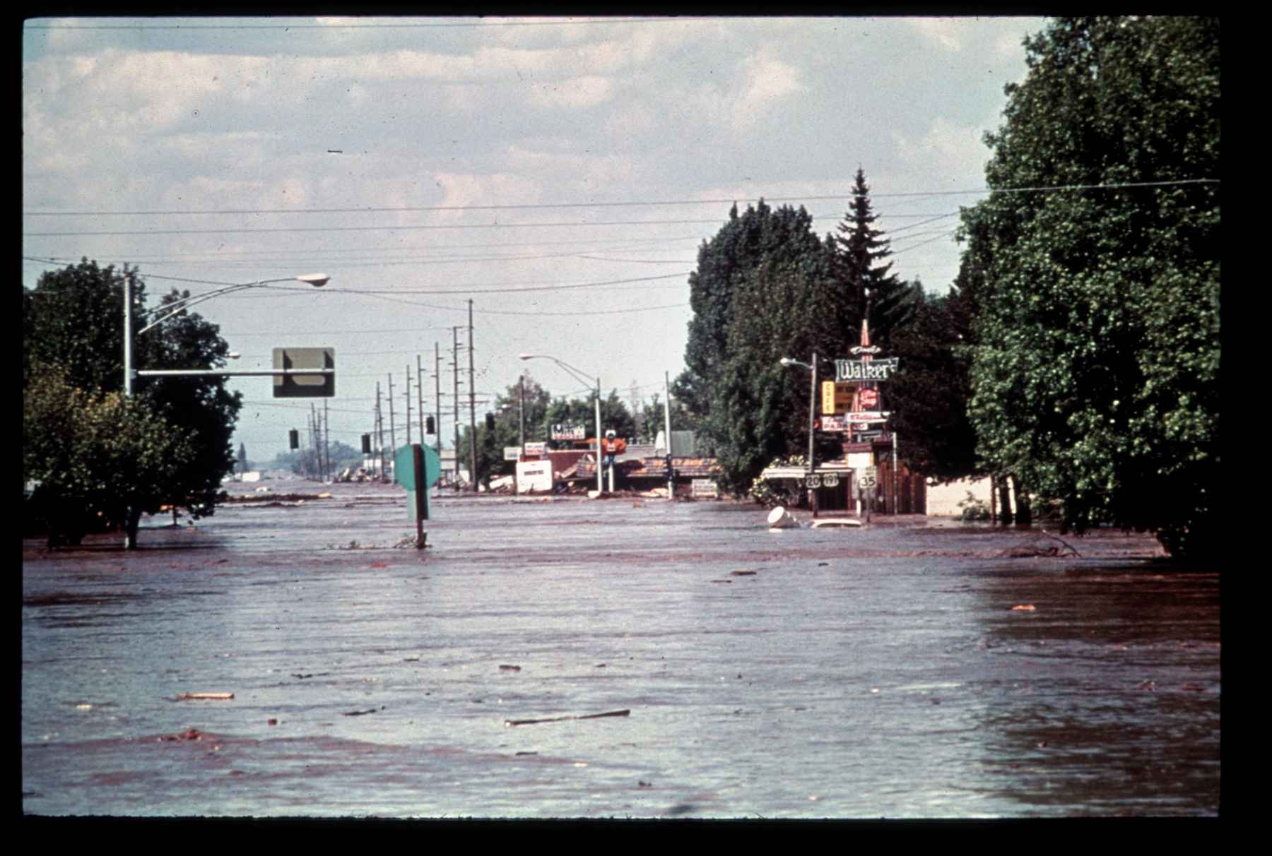 Rexburg in the wake of the Teton Dam flood (photo: waterarchives.org). Rexburg in the wake of the Teton Dam flood