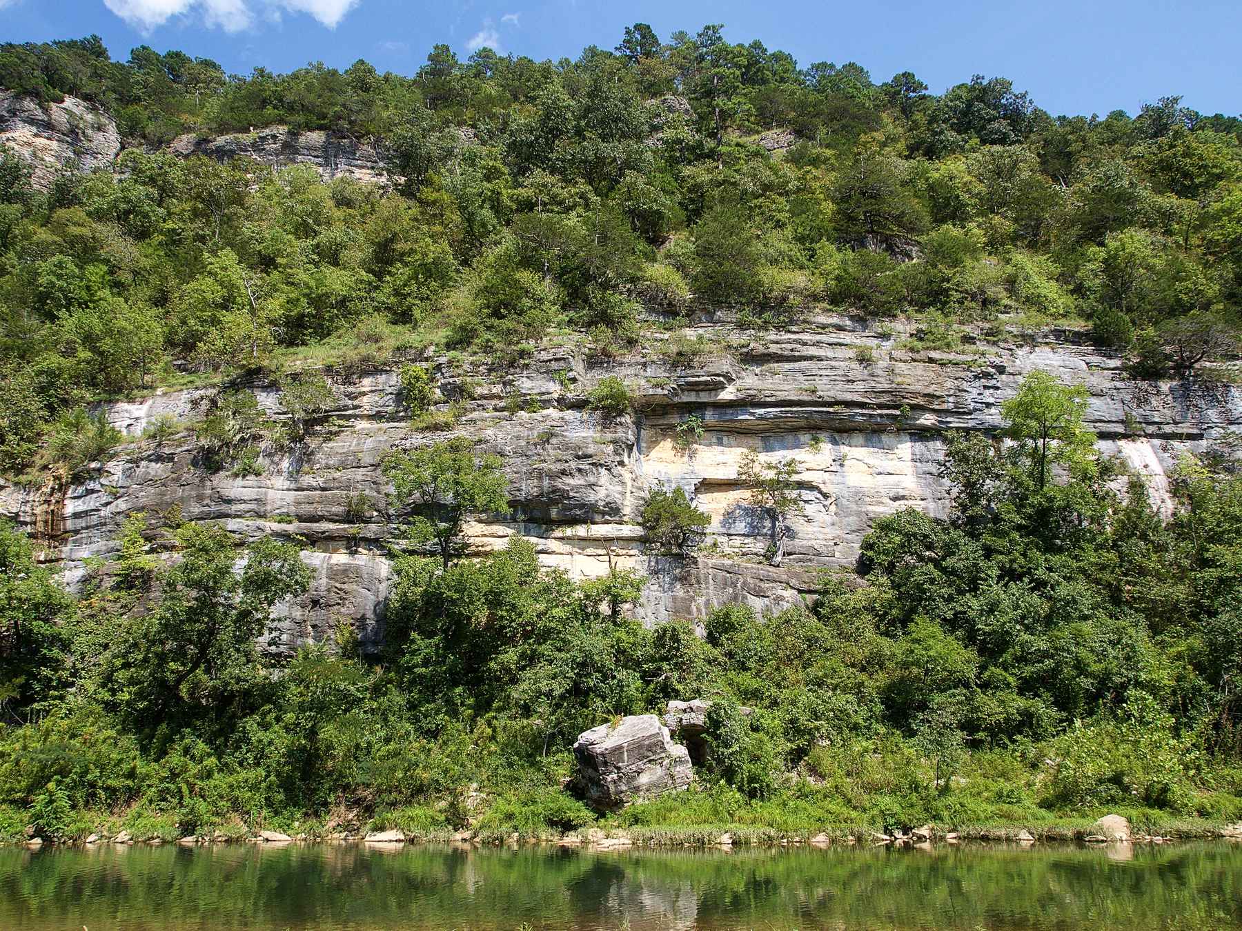 The Buffalo River in Arkansas (photo: Johnny Carrol Sain). Buffalo River in Arkansas