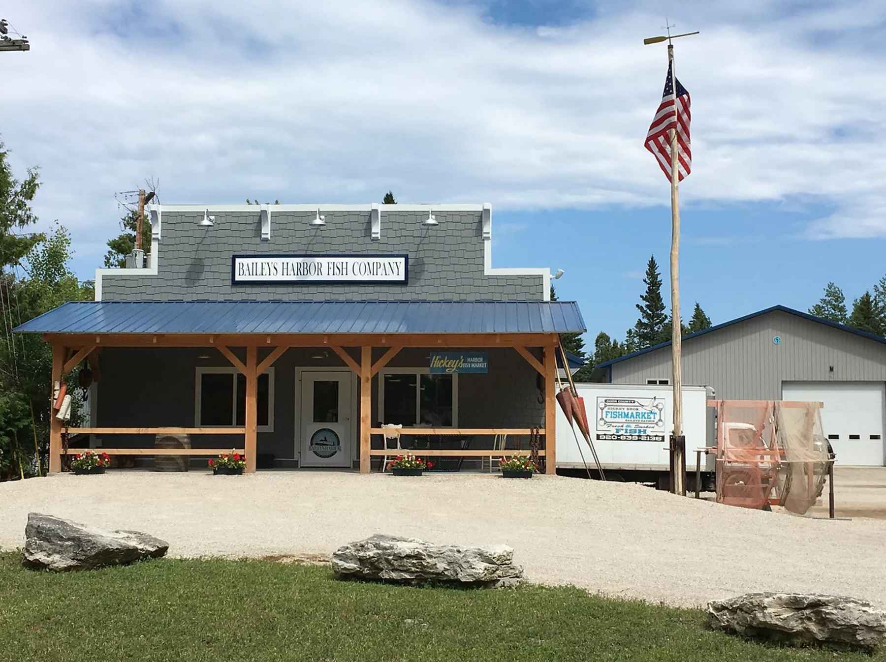 The Hickey Brothers - now better known as Baileys Harbor Fish Company (photo: Baileys Harbor Fish Company). Baileys Harbor Fish Company