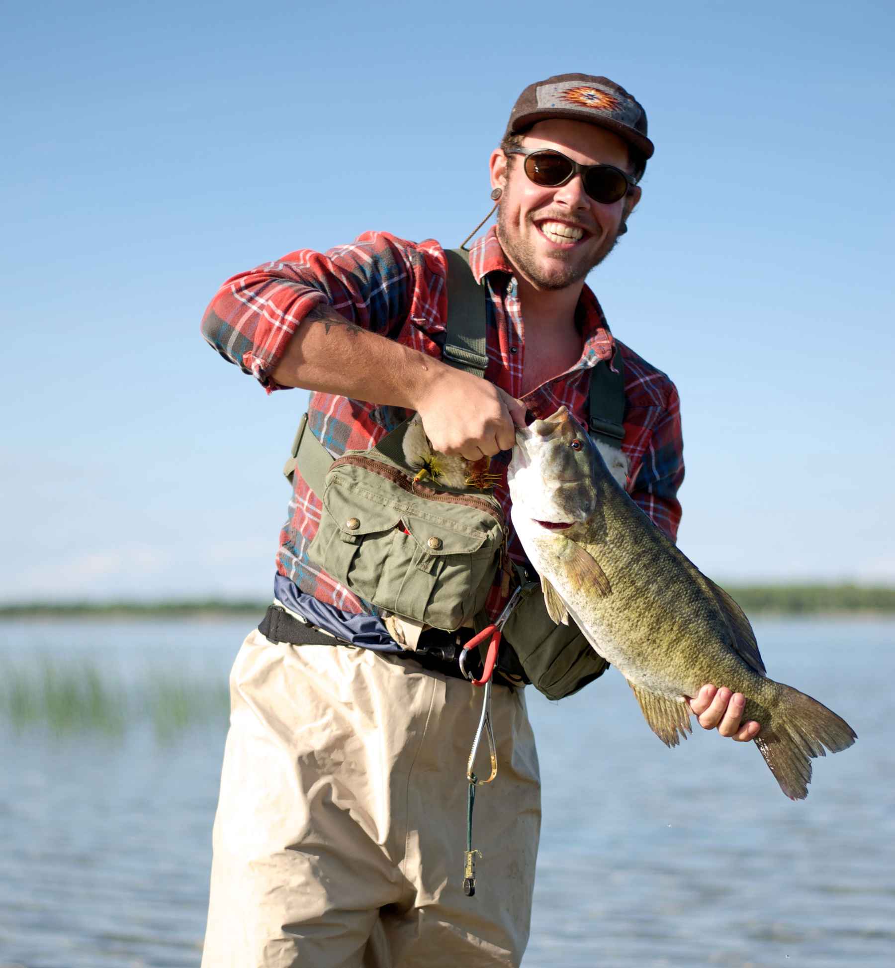 Photo: Door County Brewing Co. great lakes smallmouth bass fishing