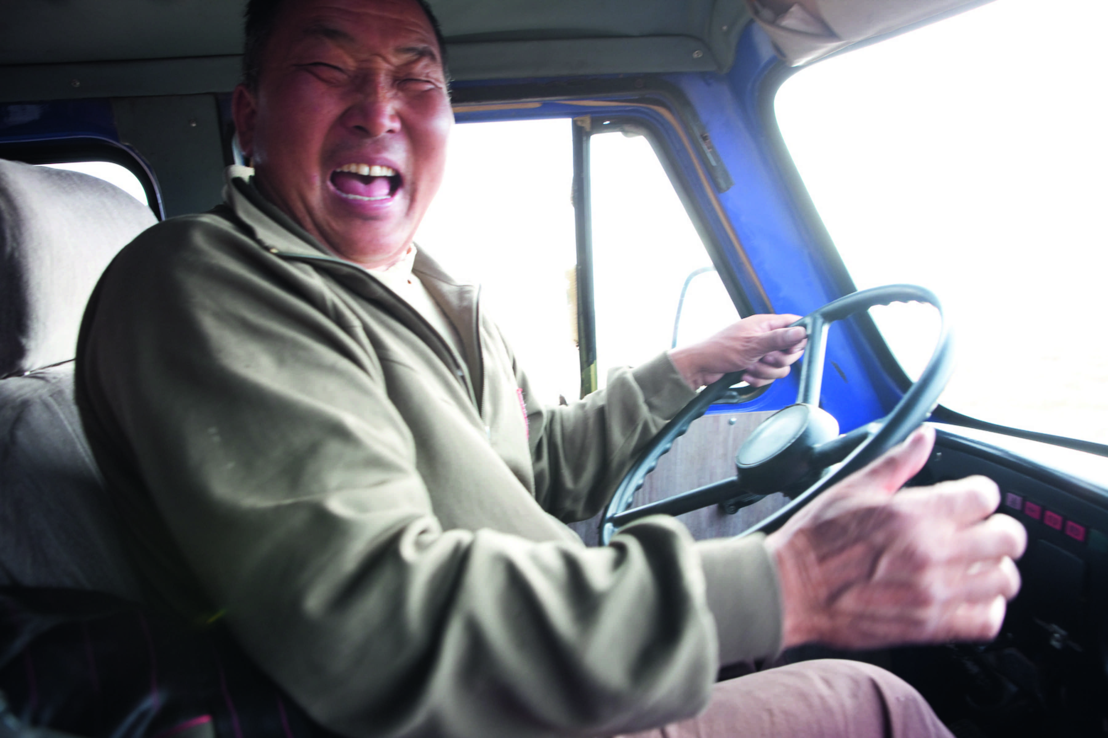 Photo: Matt Harris / "The Fish of a Lifetime". mongolian driver - matt harris - fish of a lifetime