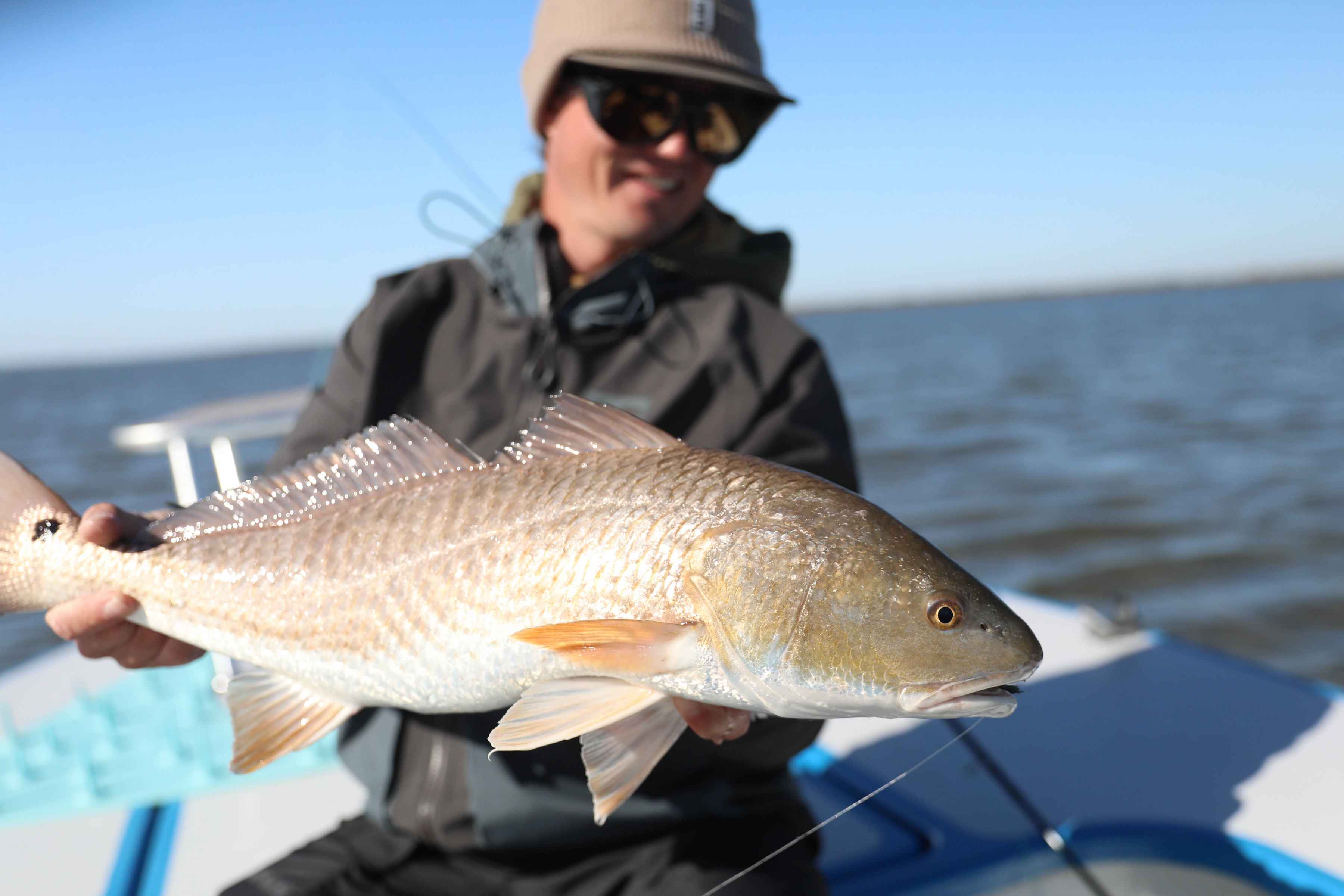 Photo: Chris Hunt. big redfish texas | bay flats lodge
