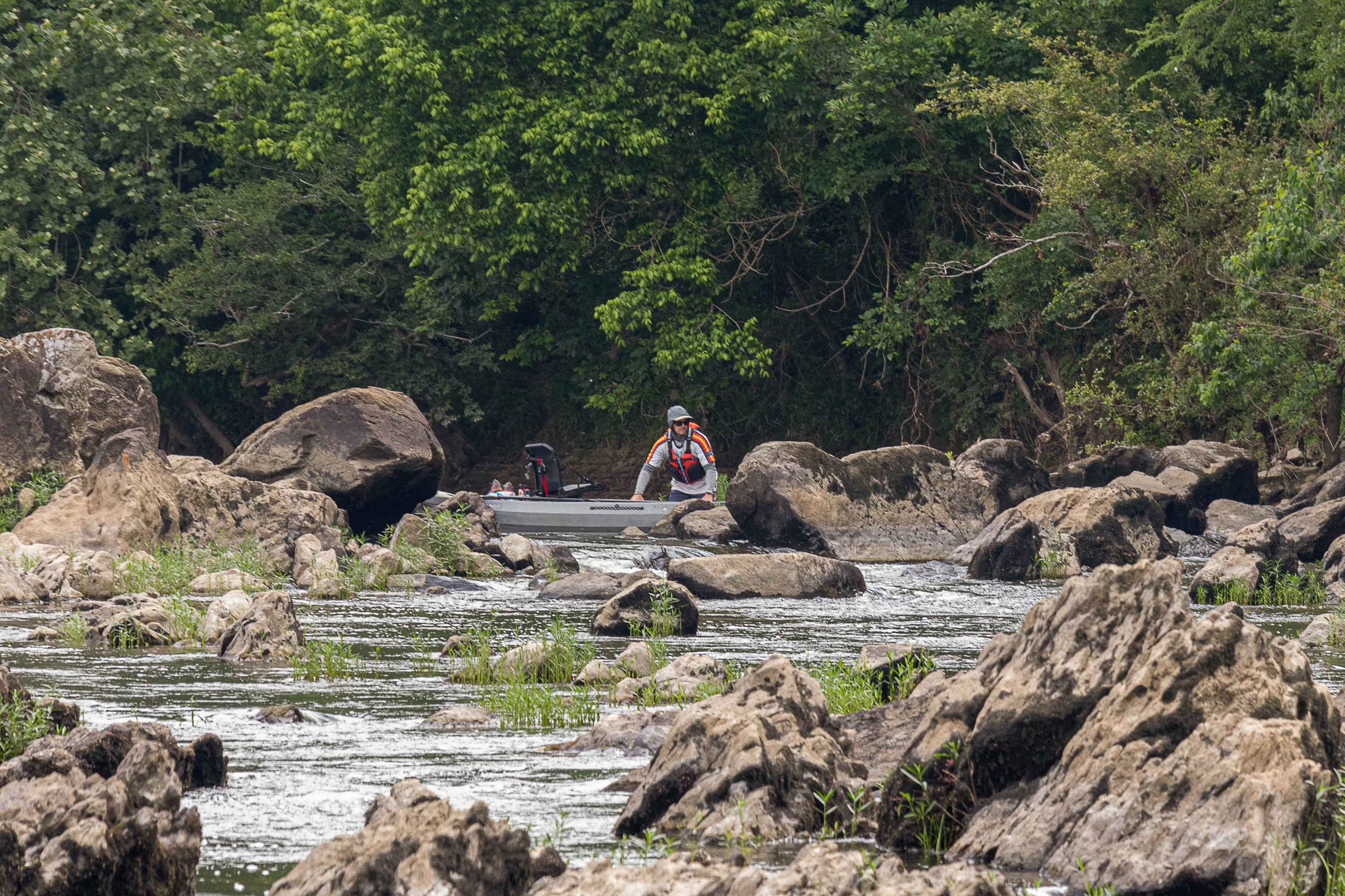 Photo: Rob McConnell oklahoma rocky smallmouth bass river
