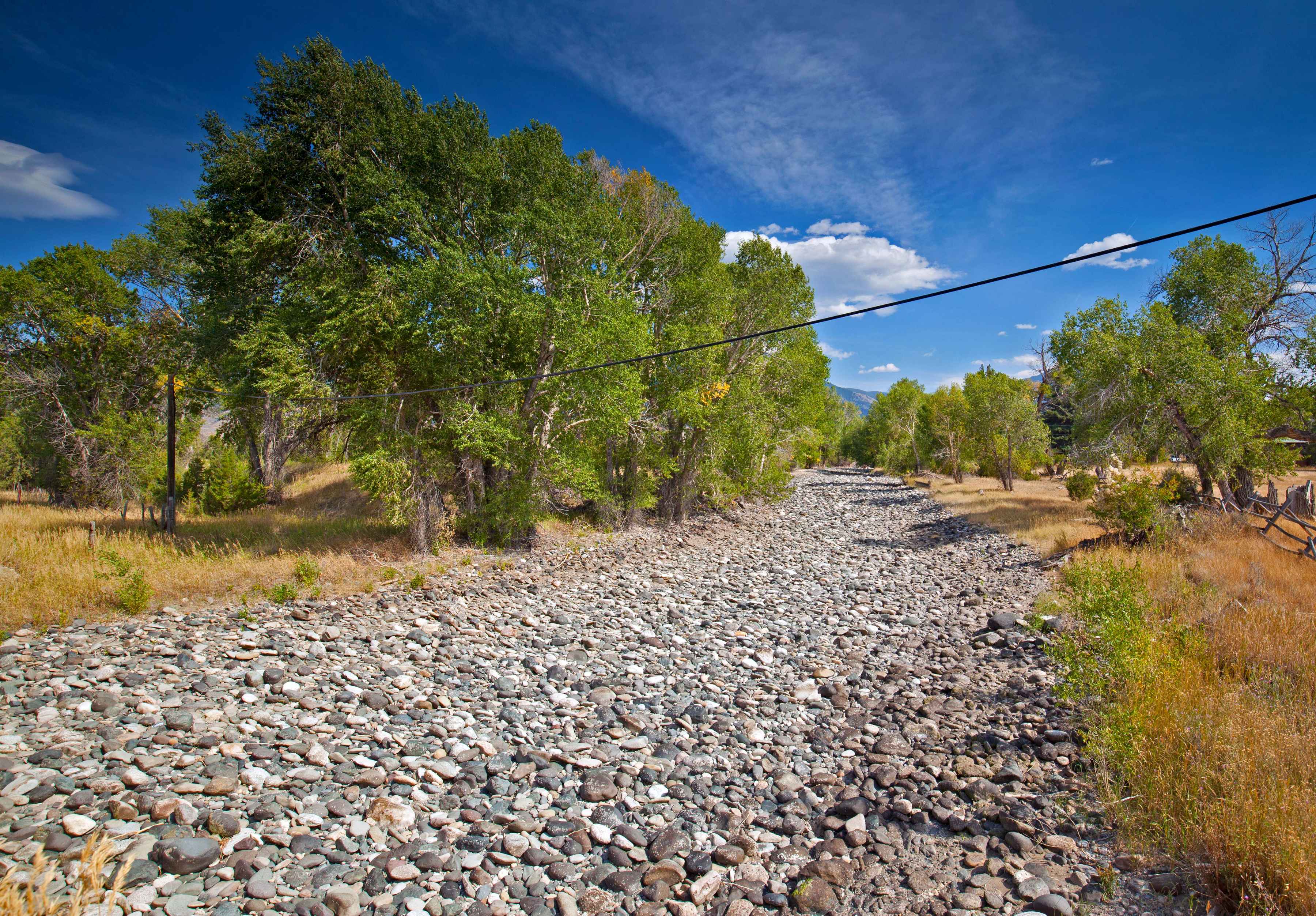 This sequence of images of Mill Creek were captured on the same day Mill creek - paradise valley - below diversion