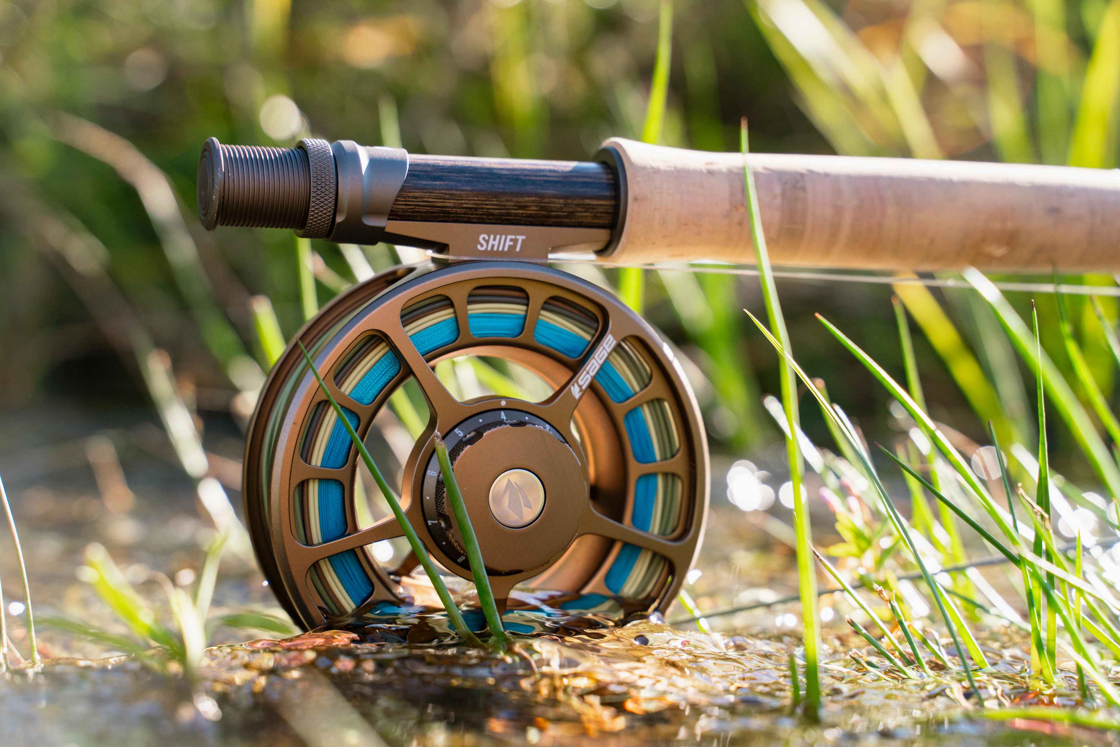 Photo: Far Bank Enterprises. sage shift fly reel