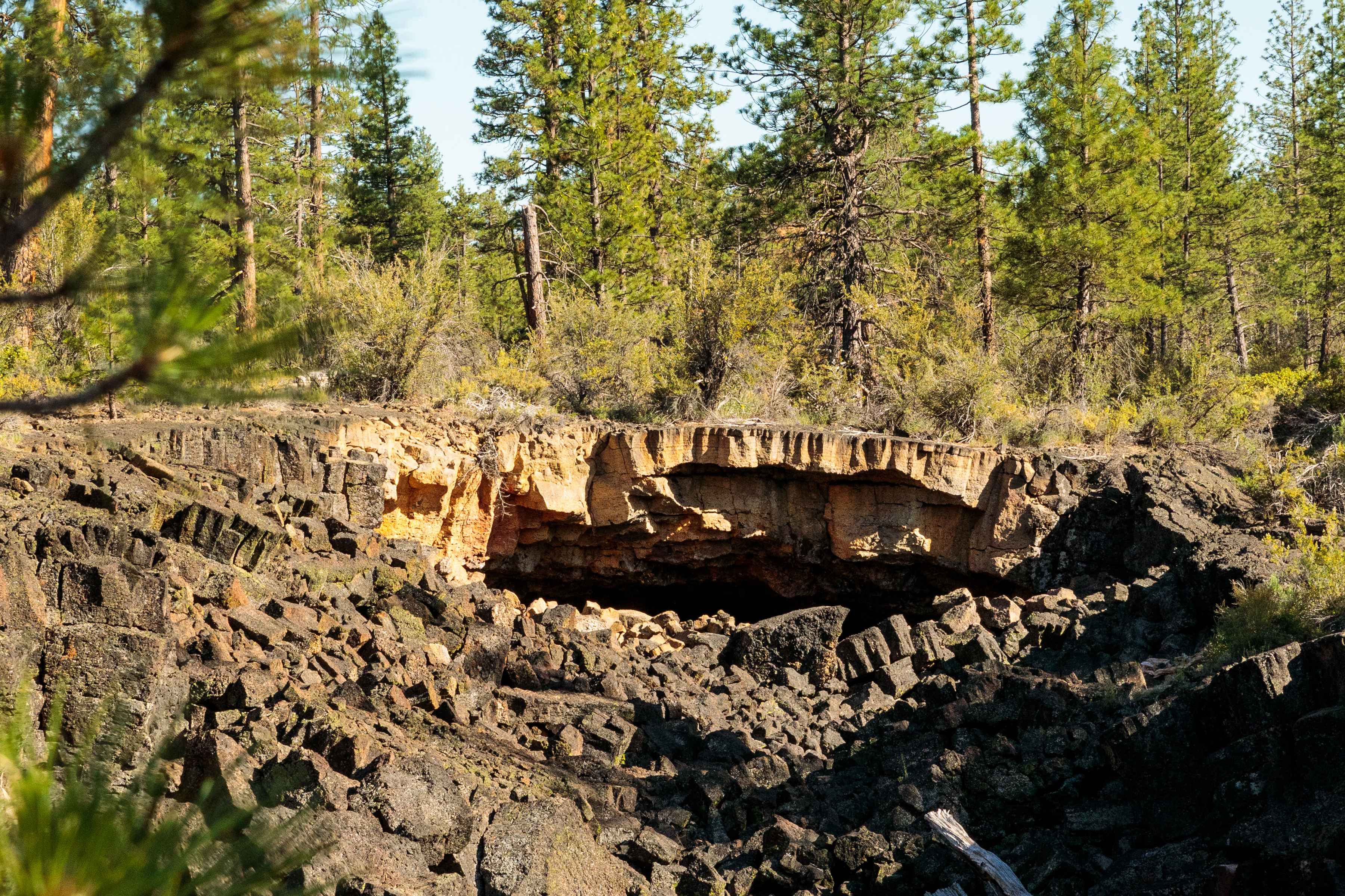 Photo: Kimberley Hasselbrink. cave entrance california medicine lake highlands