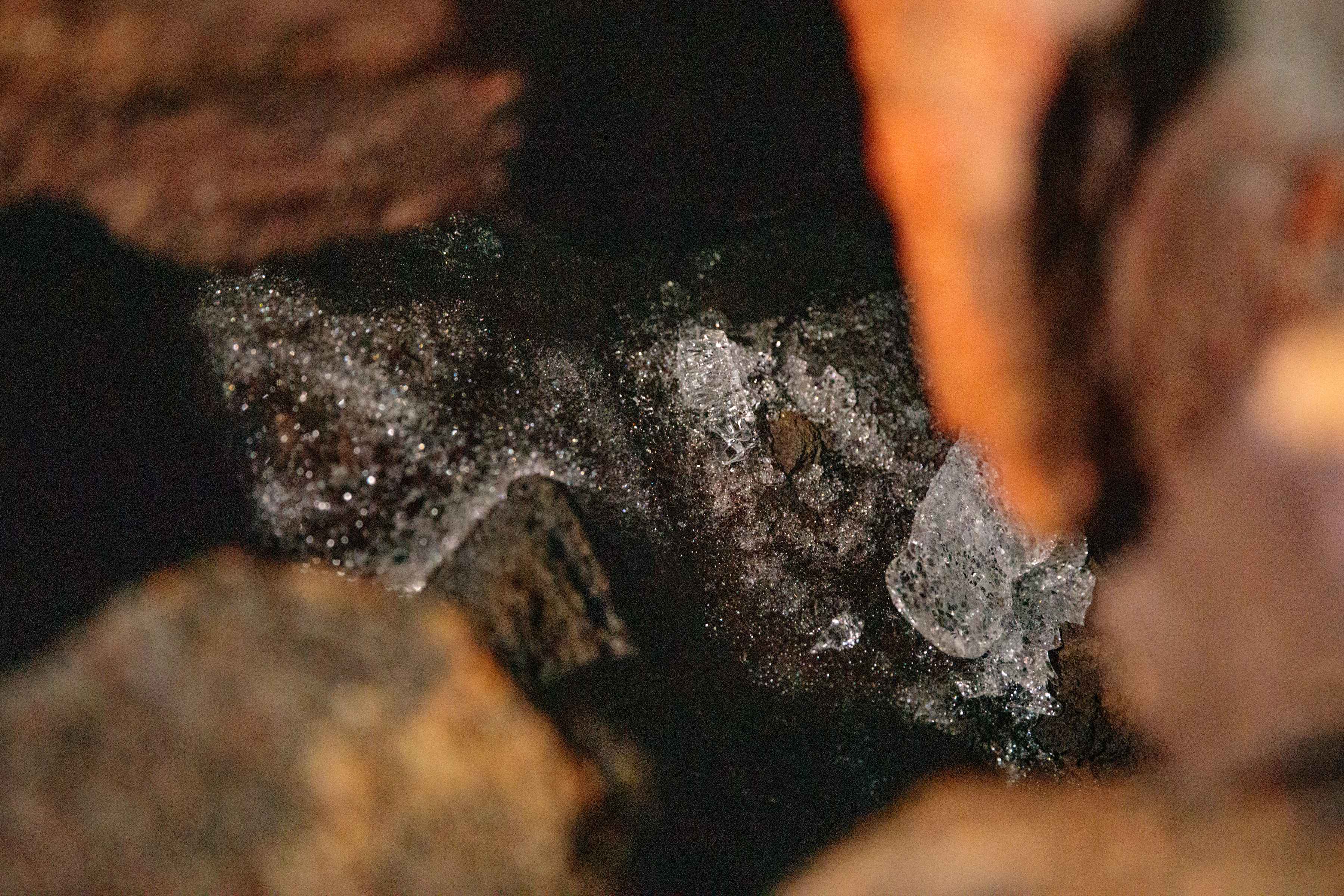 Photo: Kimberley Hasselbrink. ice cave medicine lake highlands