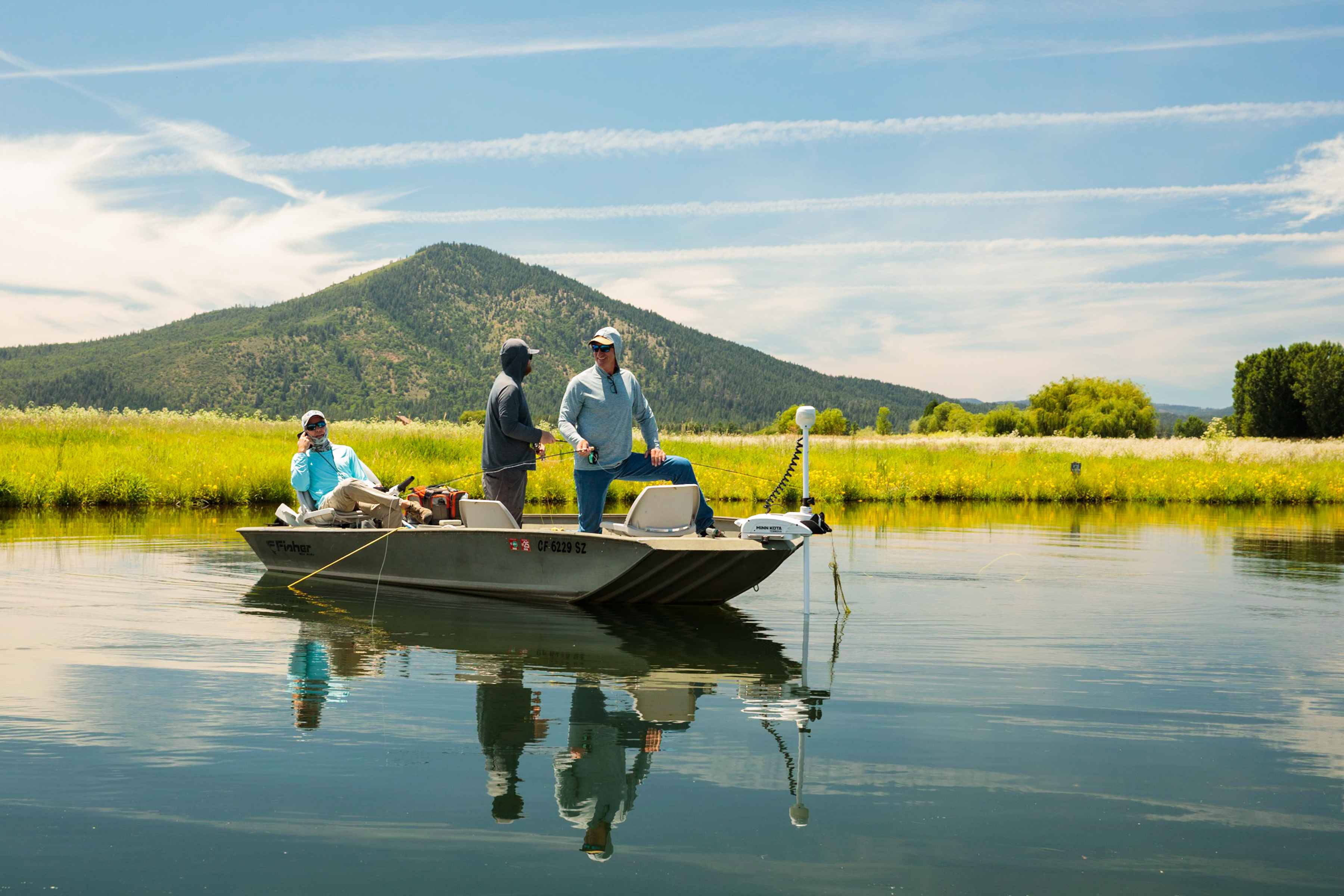 Fishing the Fall River (photo: Kimberley Hasselbrink). Fishing the Fall River