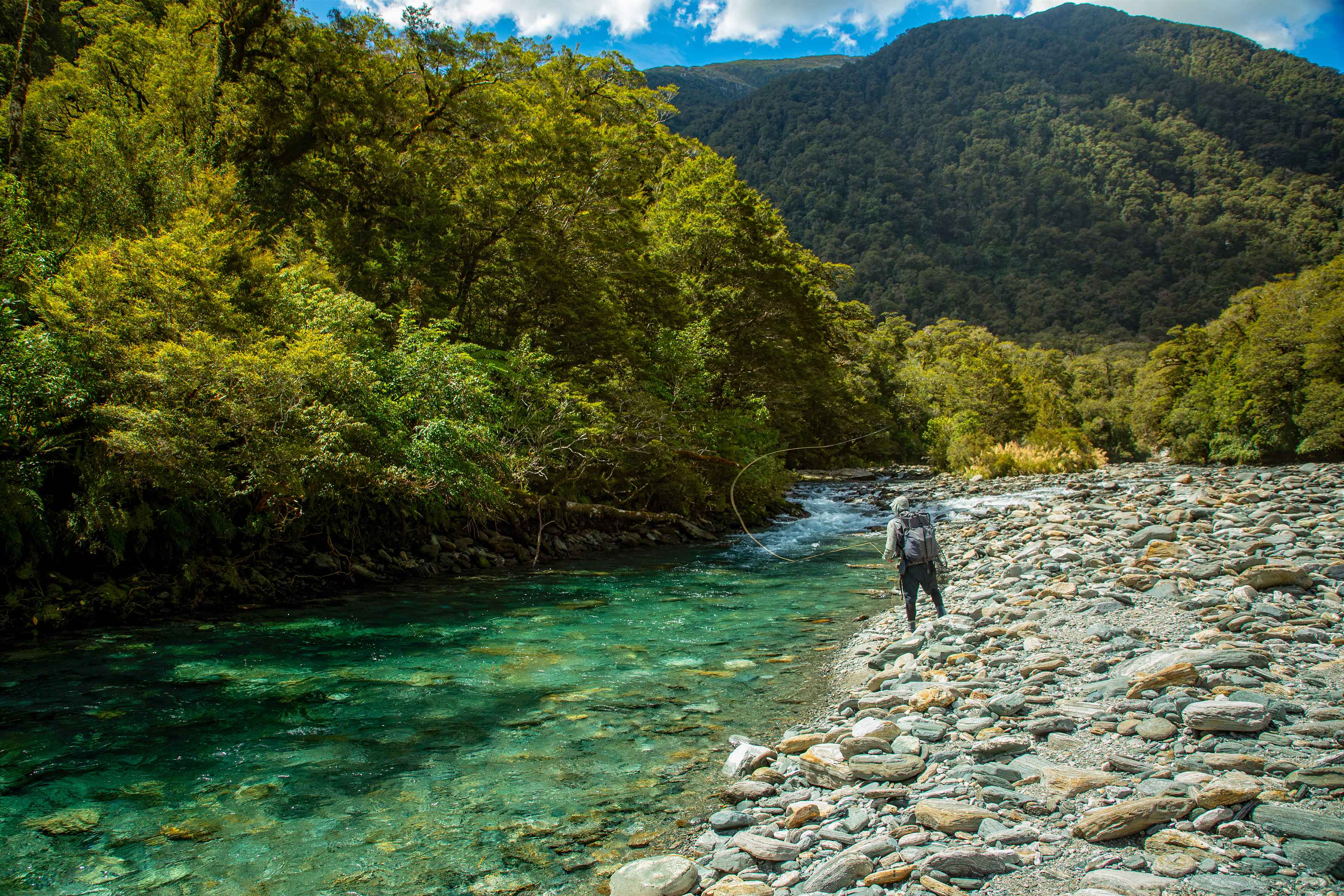 Photo: Chad Shmukler. new zealand backcountry fly fishing