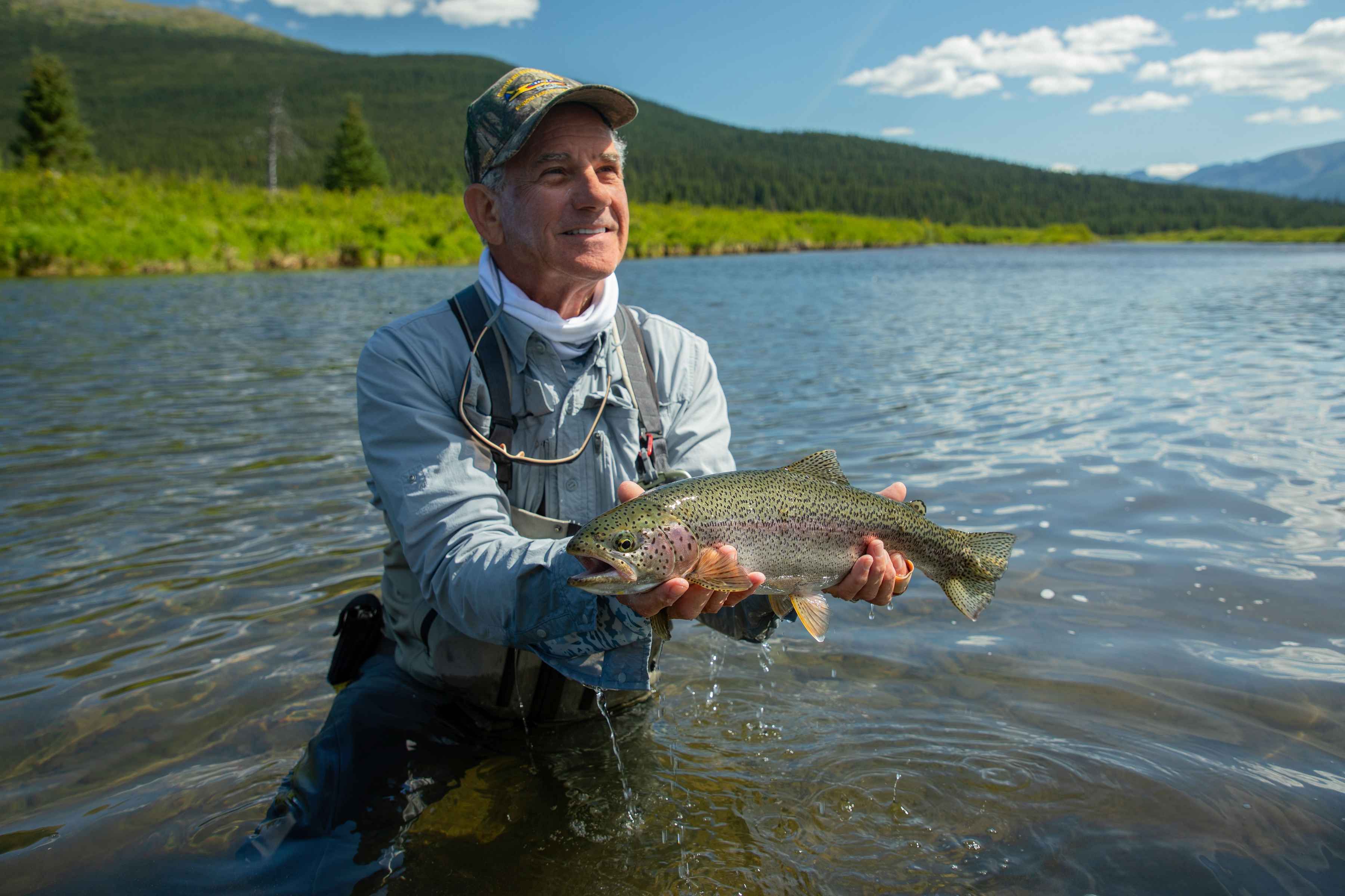 Photo: Earl Harper. fly fishing canadian rockies - northern rockies adventures