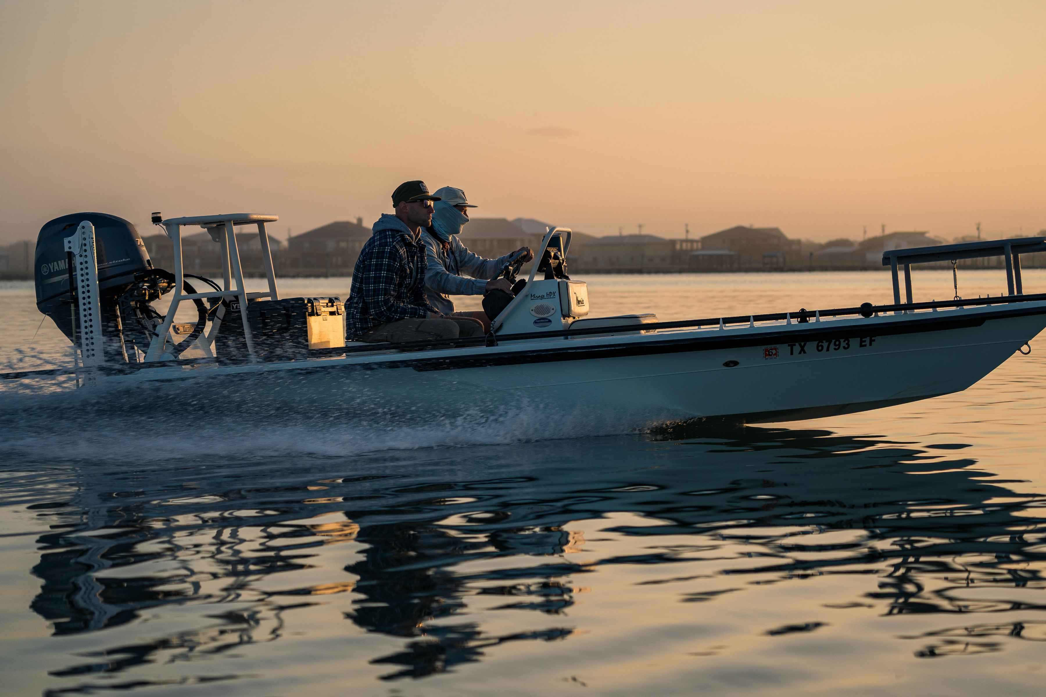 Photo: Pete Kaple. flats skiff seadrift texas | bay flats lodge
