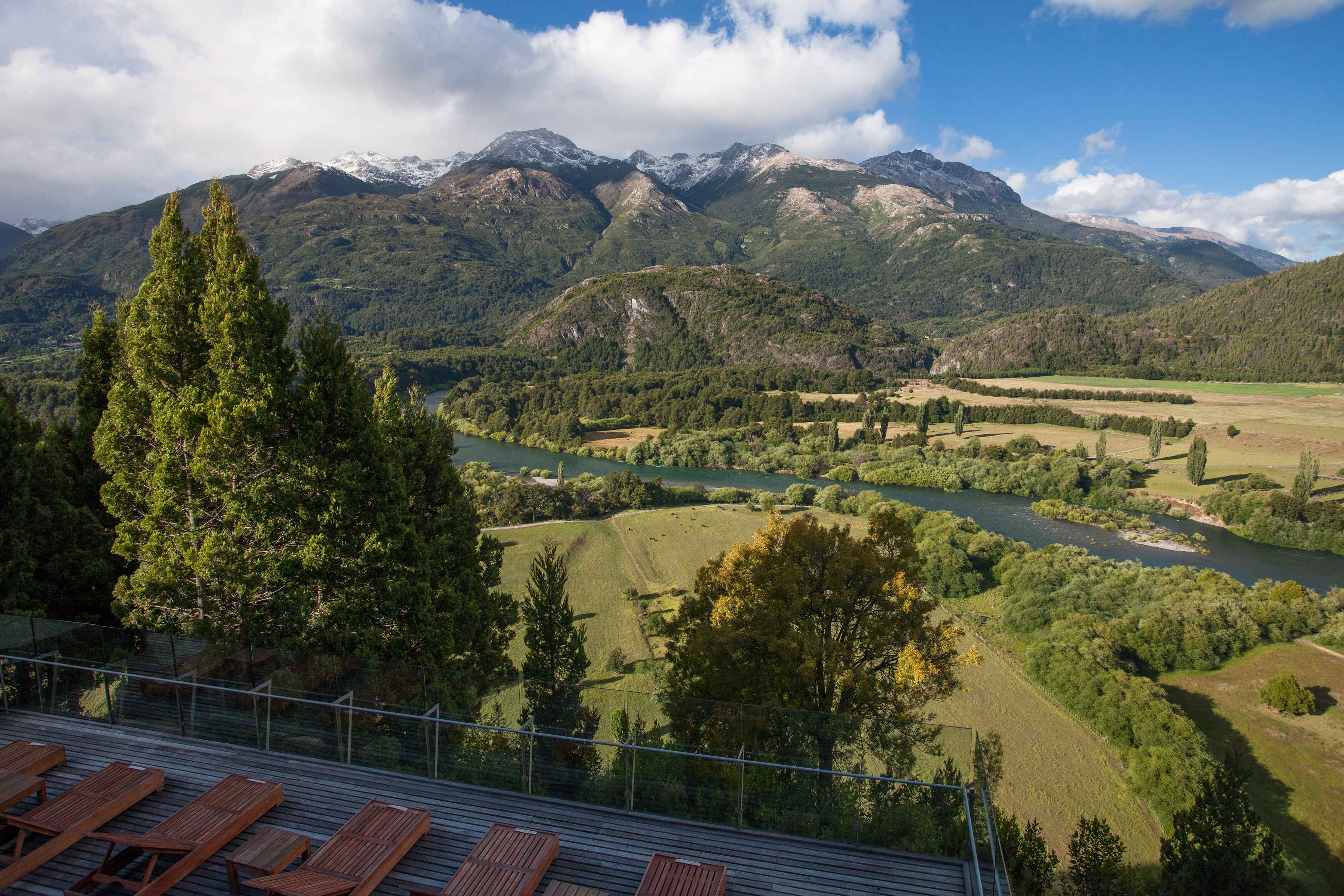 View of Rio Futaleufu from Uman Lodge (photo: Chad Shmukler). View of Rio Futaleufu from Uman Lodge
