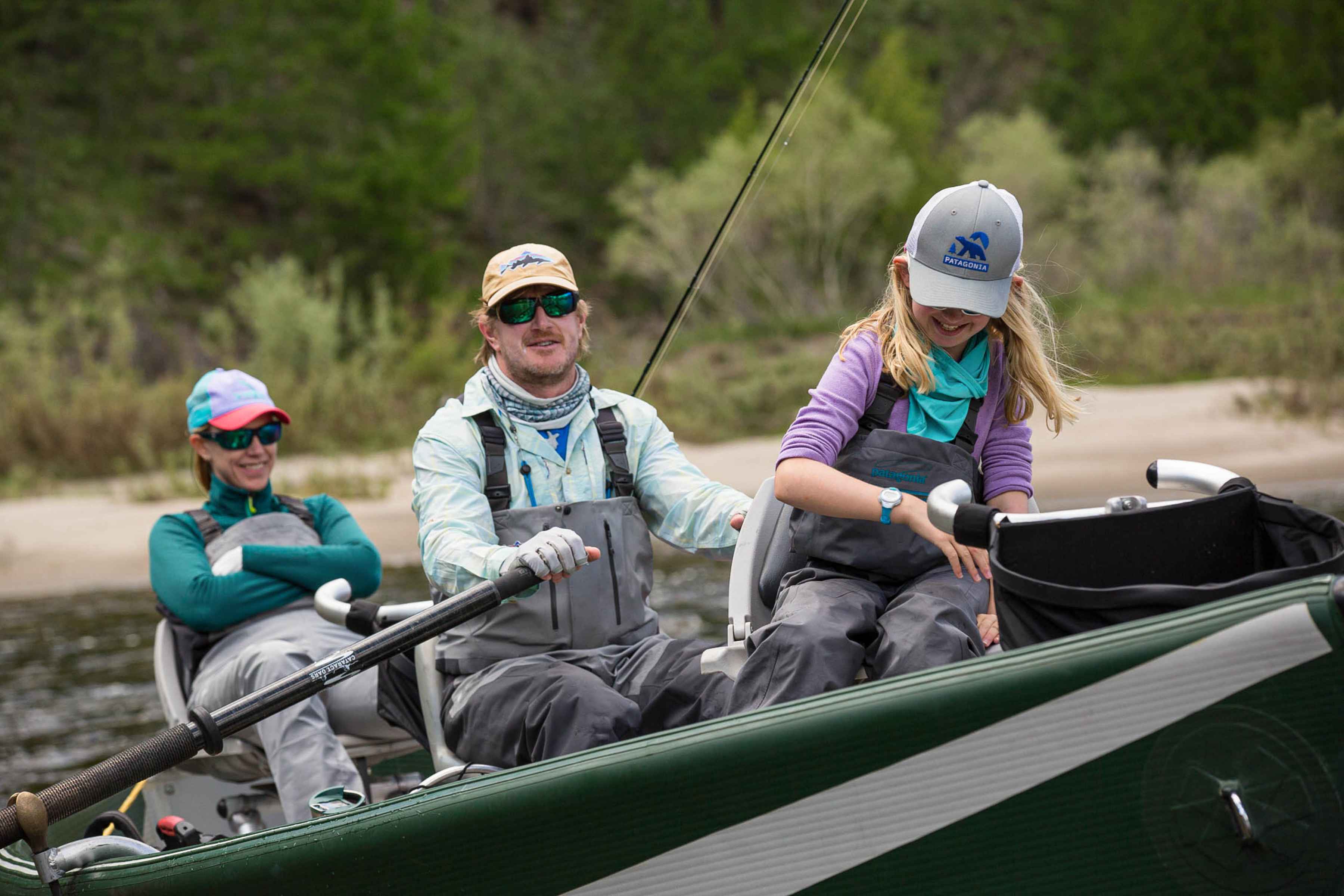 Dave McCoy and his family floating a river in western Washington (photo: Andrew Burr @andrew_burr). Dave Mccoy emerald water anglers