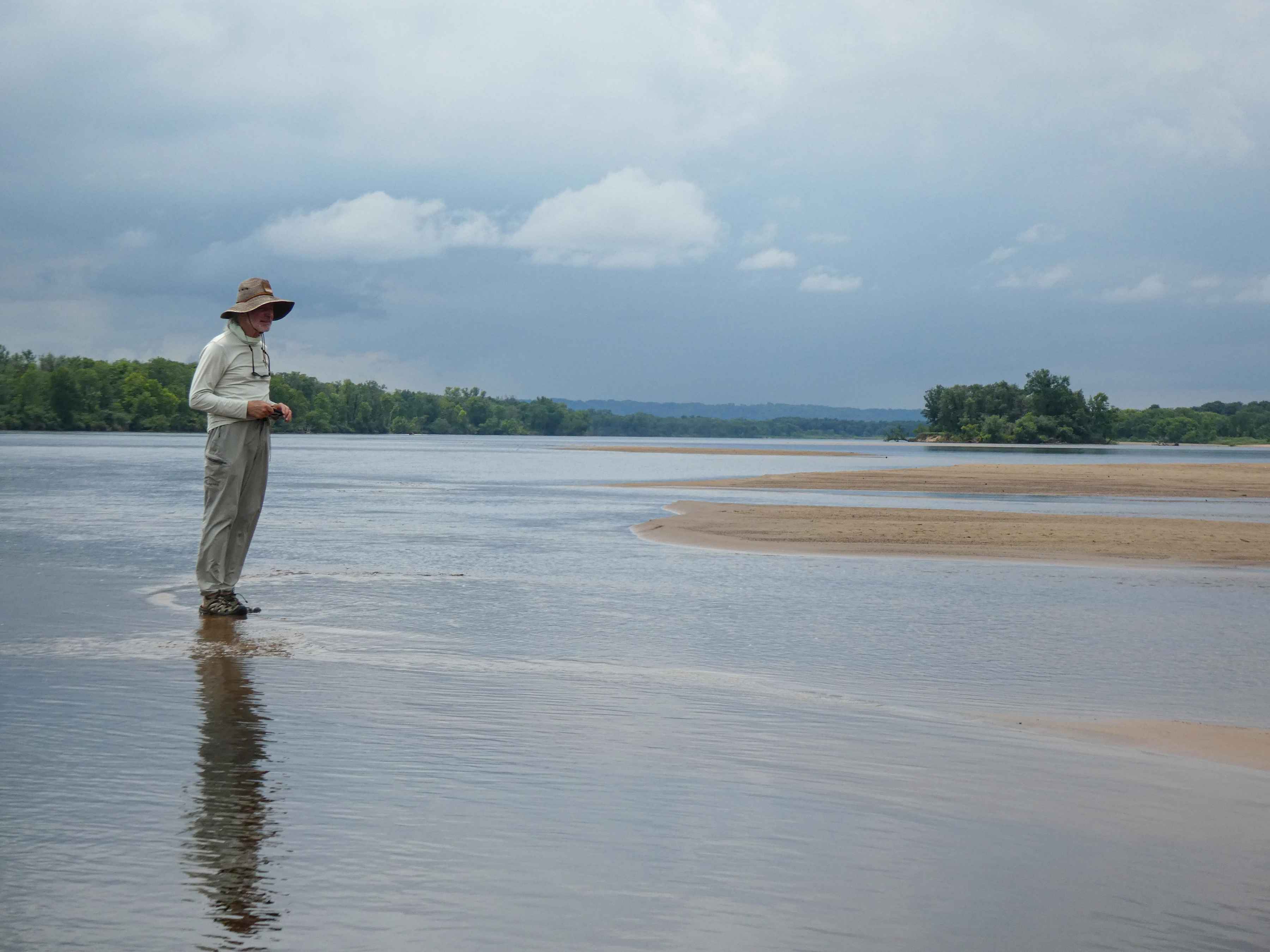 The Sage of the Driftless ponders the Meaning of Existence (photo: Tom Davis). winston ostrow lower wisconsin