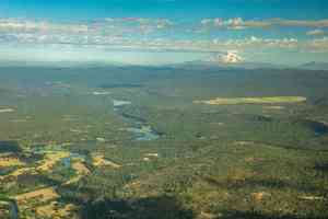 Mt. Shasta looms over the Pit and Fall Rivers