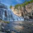 gibbon falls, yellowstone national park, fly fishing