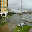 Storm surge near Tampa General Hospital in Florida