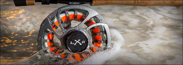 The new Allen Fly Fishing Kraken XLA big game reel. Allen Fly Fishing Kraken XLA Reel - Rear